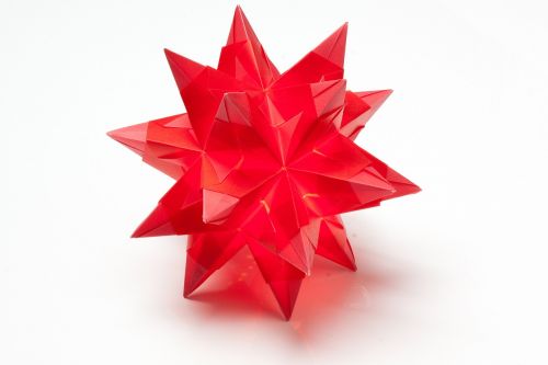 poinsettia origami art of paper folding