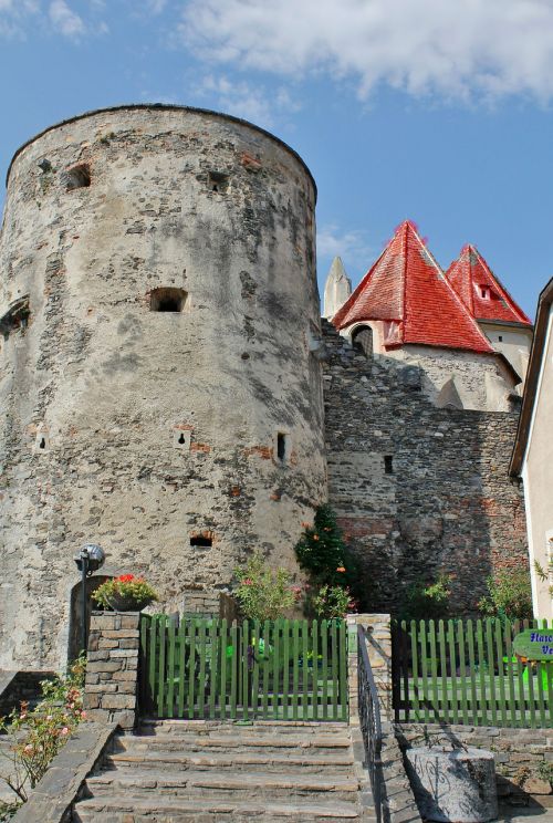 pointed wine village city ​​walls