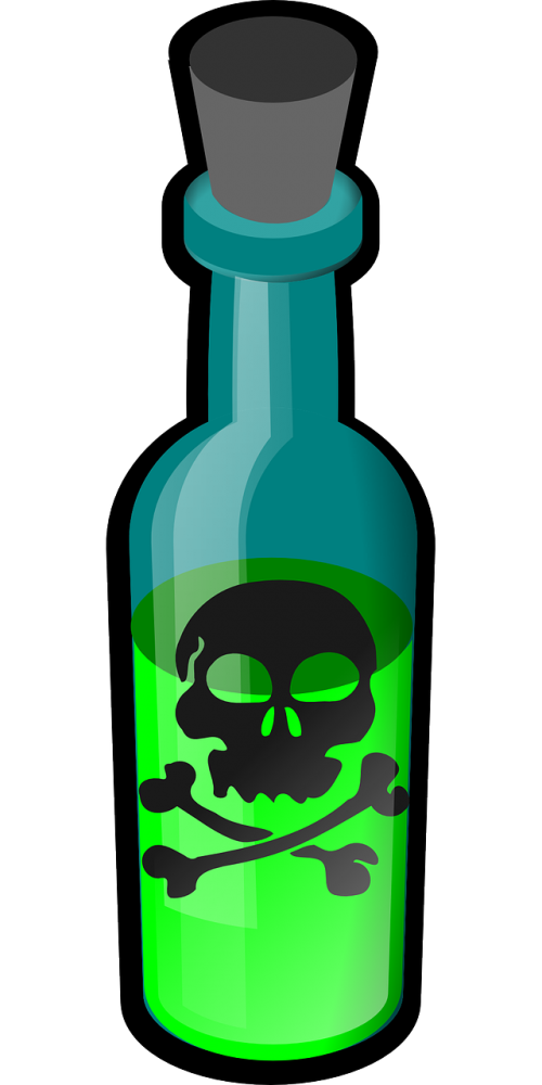 poison toxic bottle