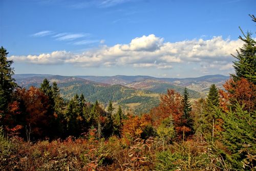 poland pieniny autumn