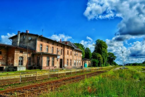 poland train station depot