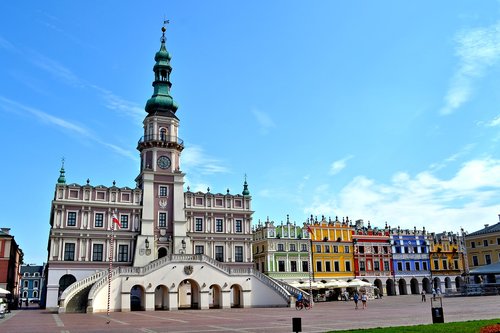 poland  rynek  zamość