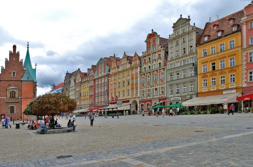 poland lower silesia the old town