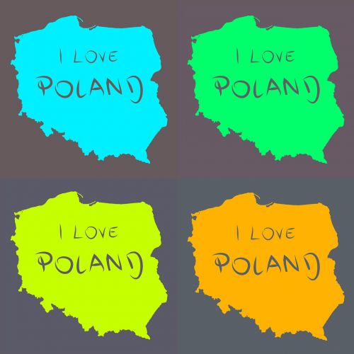 poland map of poland country