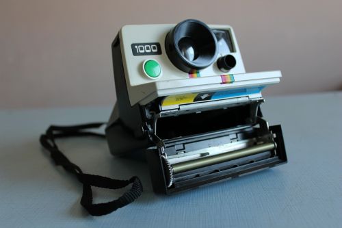 polaroid camera photo
