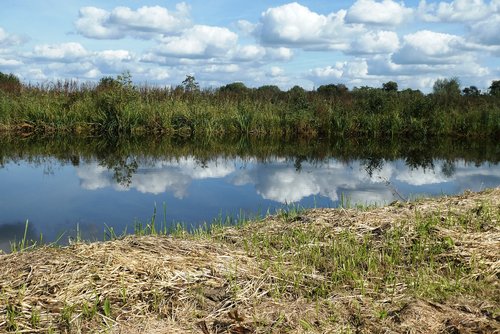 polder  reflection  background