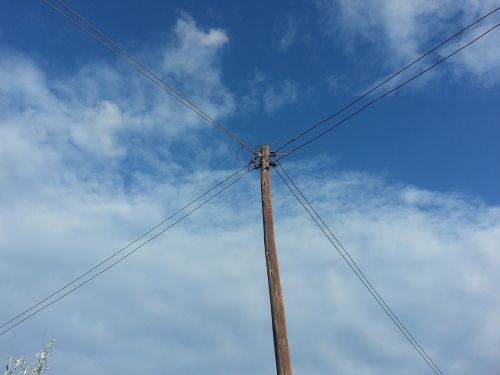 pole electric pole light