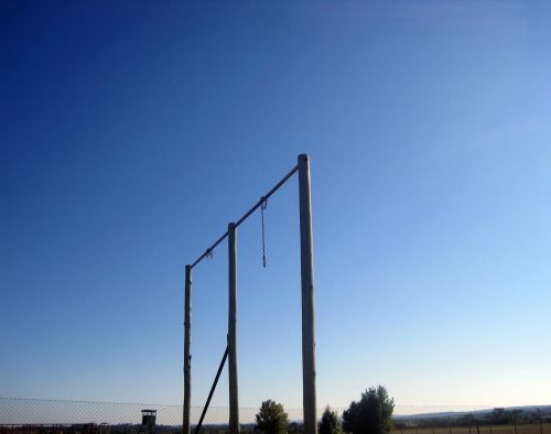 Pole Structure Against The Sky