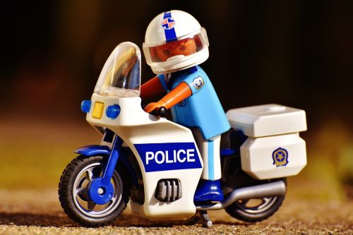 police motorcycle cop