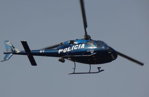 police transport aircraft