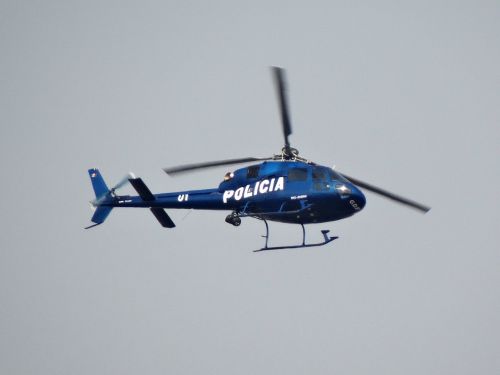 police transport aircraft