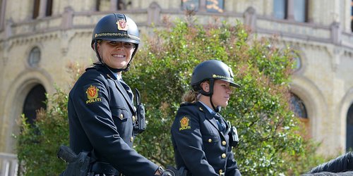 police  horse  policewoman