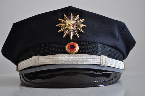 police hat  mecklenburg western pomerania  cap