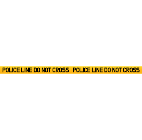police line yellow