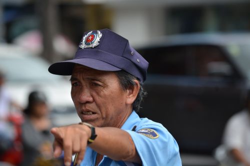 policeman vietnam saigon