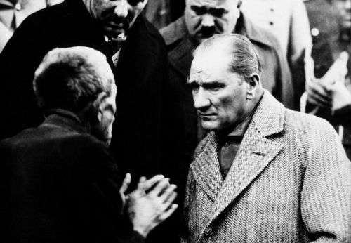 politician black and white mustafa kemal atatürk