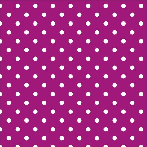 polka dots purple white