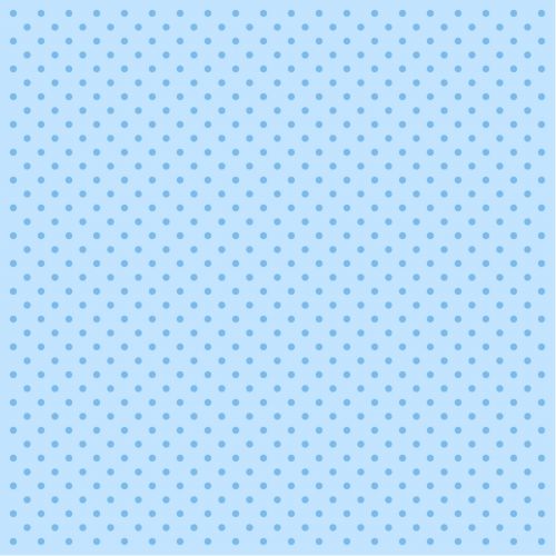 Polka Dots Blue Background