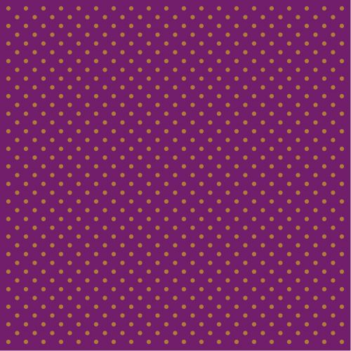 Polka Dots Purple Orange