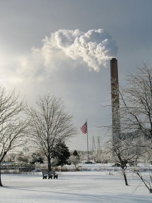 pollution industrie winter