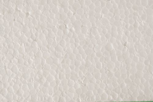 polystyrene texture white