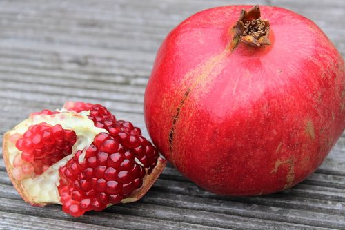 pomegranate  exotic fruits  fruits
