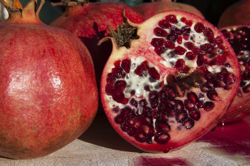 pomegranate red fruit