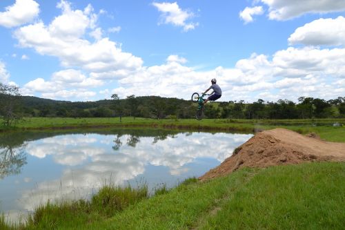 pond bike fun