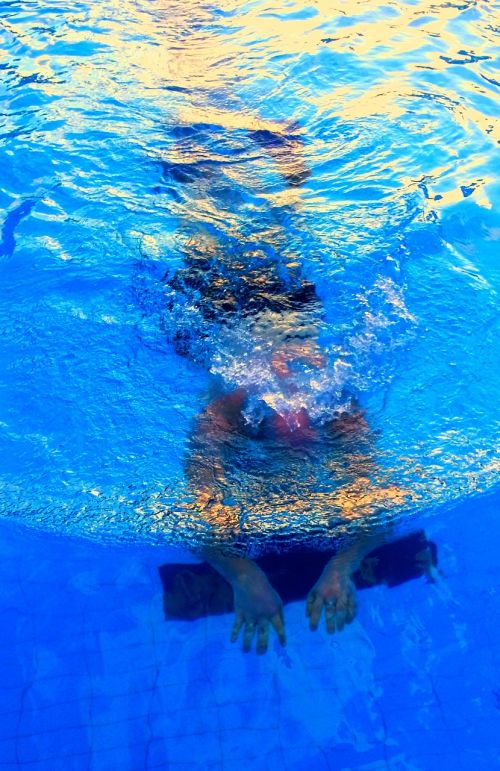 pool blue swimming