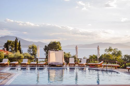 pool greece hotel