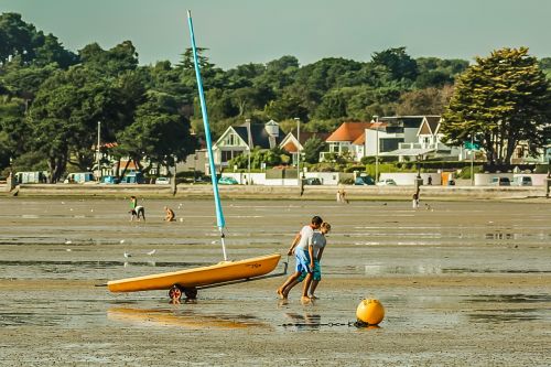 poole sea low tide