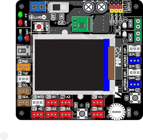 pop-x2 microcontroller arduino