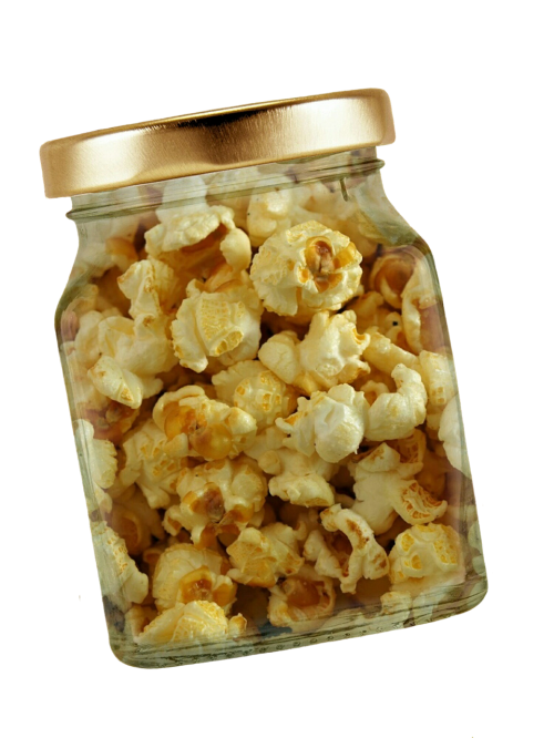popcorn glass lid