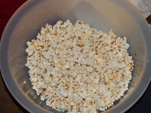 popcorn bowl of popcorn food