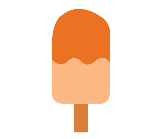 popsicle pop orange