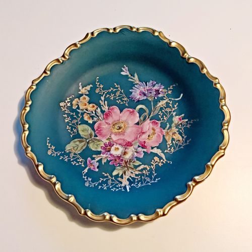 porcelain plate hand painted