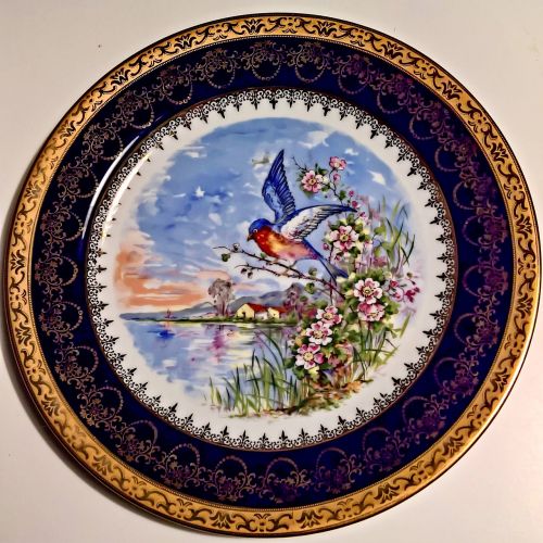 porcelain plate hand painted