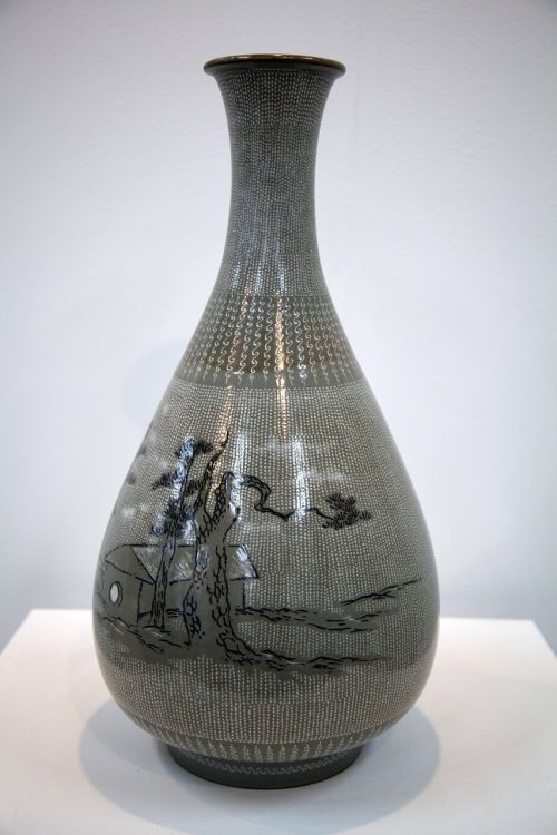 porcelain water bottle pottery