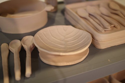 porcelain  ceramic  unglazed
