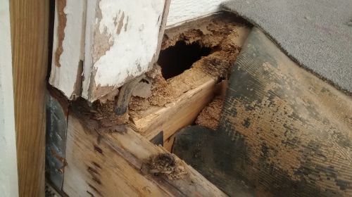 porch repair damage