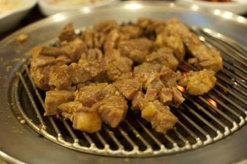 pork ribs pork grilled