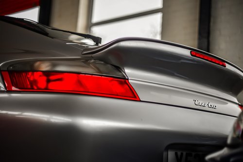 porsche 911 turbo  wing rear  abstract