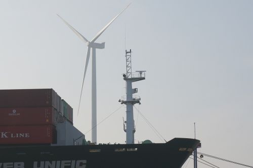 port wind energy container