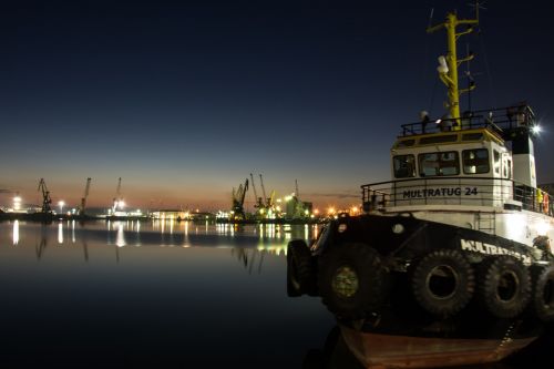 port sunset bulgaria