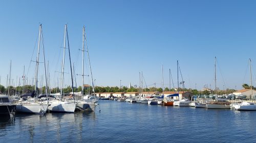 port water sky