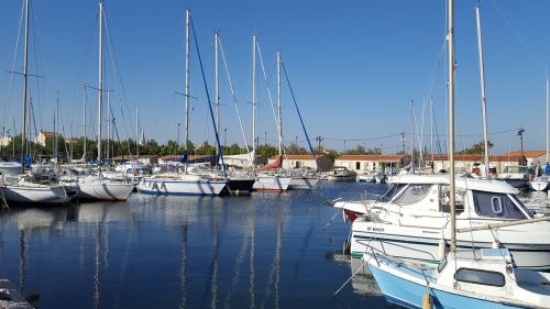 port water sky