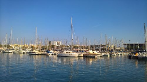port sea sailing boat