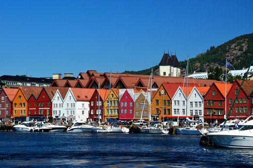 port  architecture  row of houses