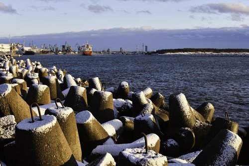 port  winter scenic  harbor