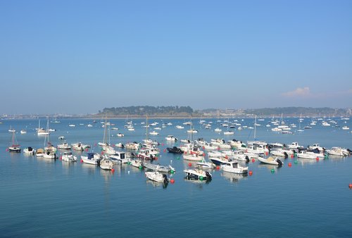 port of dinard  marina  panoramic views